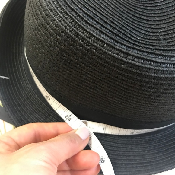 [NWT] Acceessorize Black Summer Fedora(XL) - Picture 6 of 6